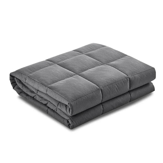 Weighted Blanket Adult 5KG Heavy Gravity Blankets Microfibre Cover