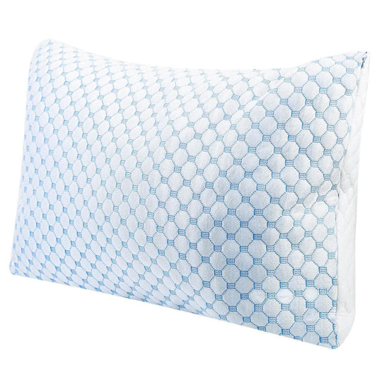 Cooling Memory Foam Pillow Ventilated with Cooling Gel Infused Memory Foam